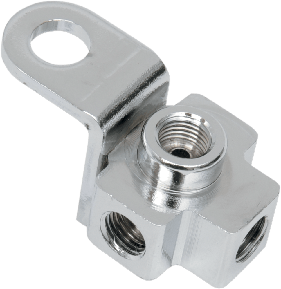 Drag Specialties Brake Line T Junction Union 7084 Harley FL FLH