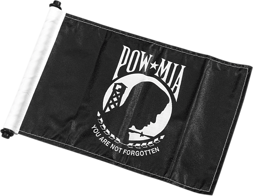 Pro Pad 6x9 Nylon Motorcycle Antenna POW/MIA Flag Mount Kit fits Harley