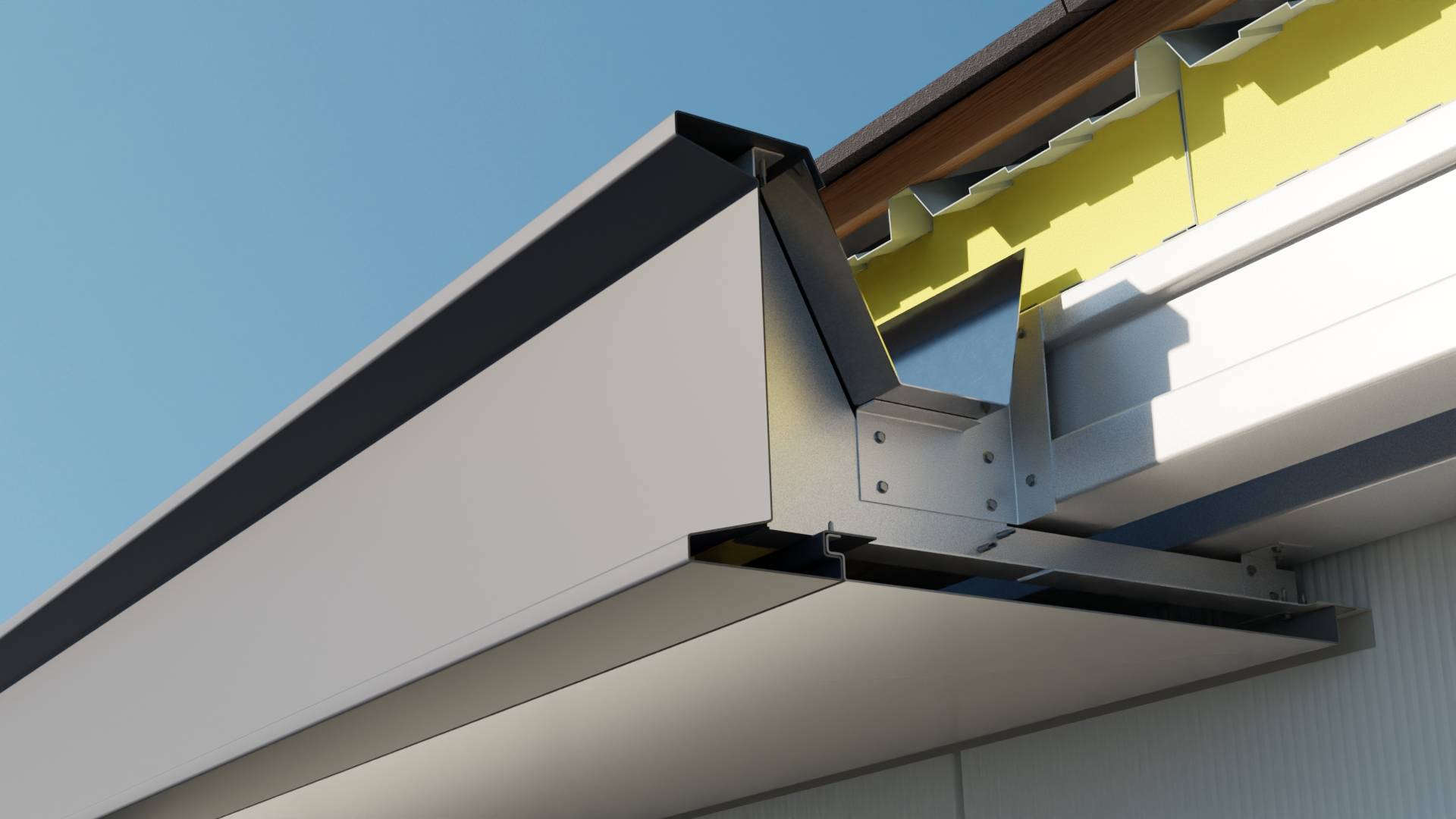 Aluminium Fascia Extruded Sigma Fascia Soffit & Optional Hidden