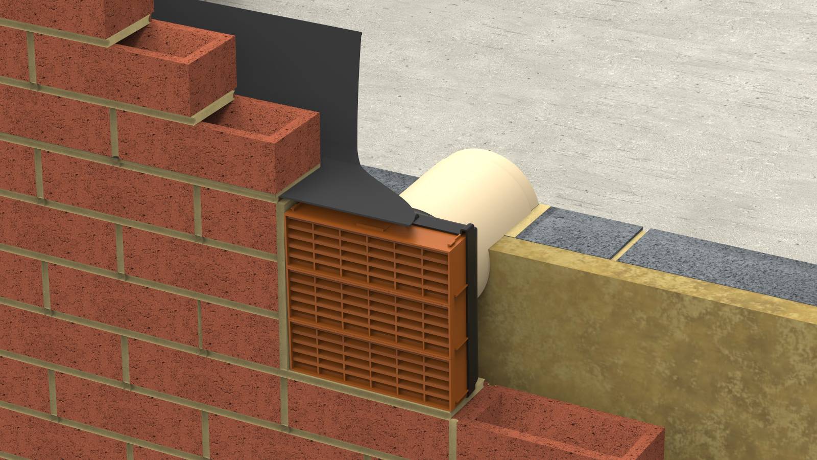 Thru...Air® Build In Telescopic Air Brick System Manthorpe Building