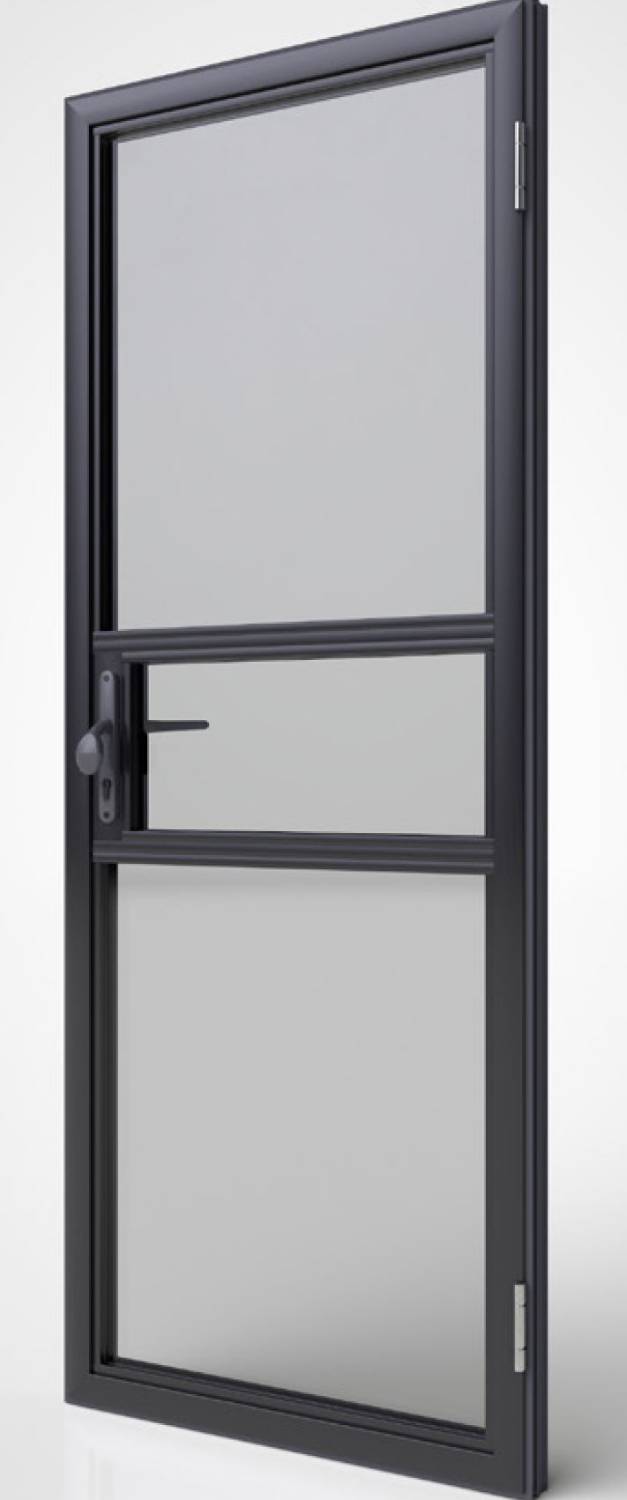 Legacy Slimline Door Thermally efficient aluminium door Comar