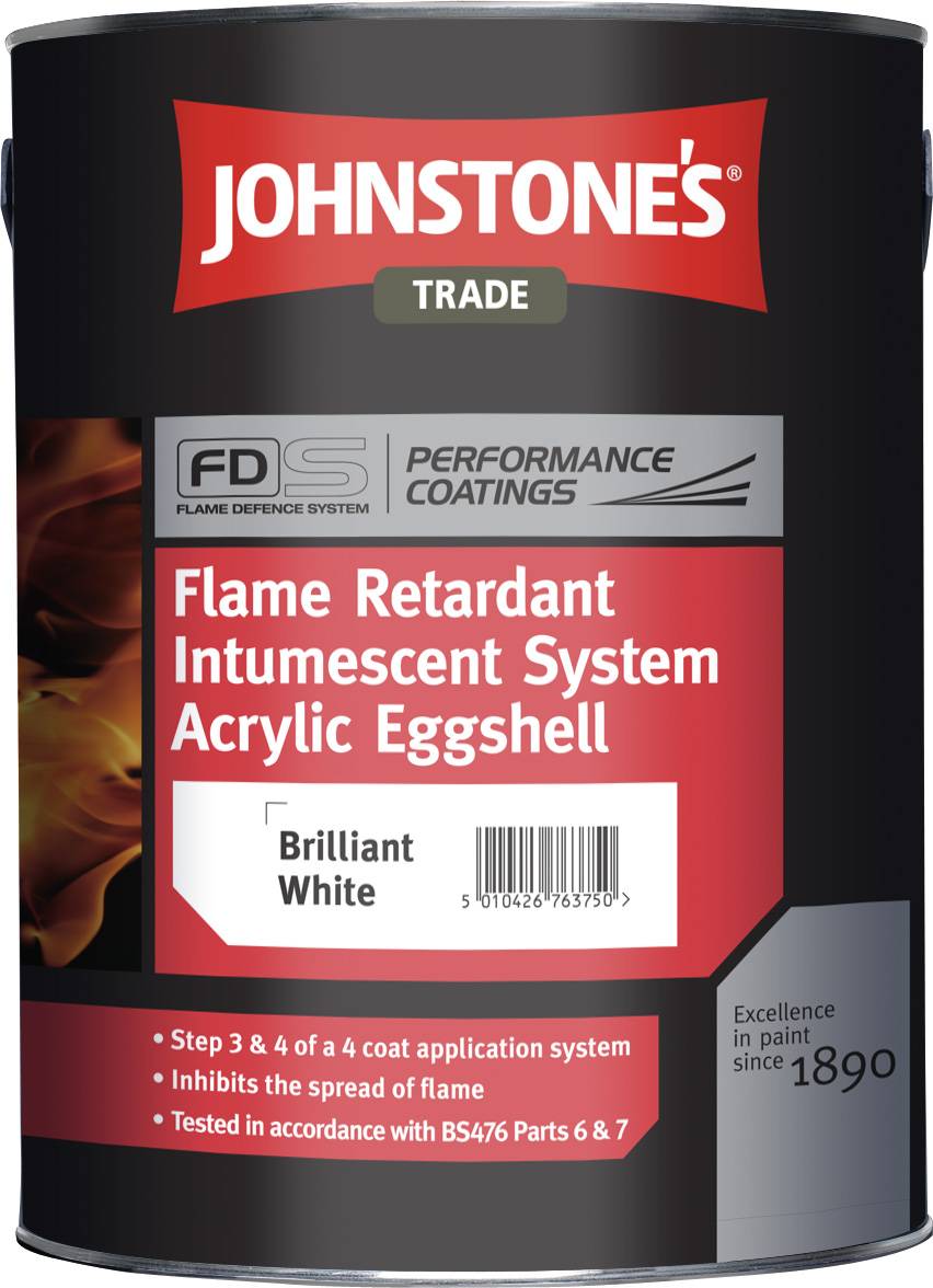 Flame Retardant Intumescent Upgrade System Acrylic Eggshell Johnstone's Trade Paints a