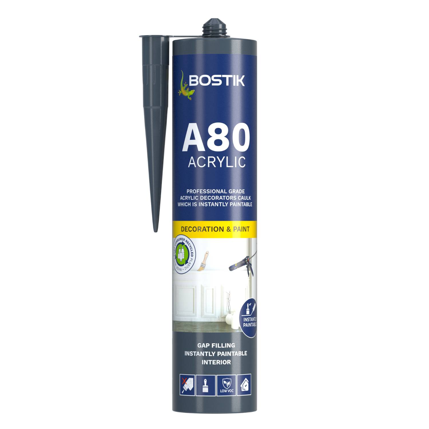 Bostik Professional A80 Instantly Paintable Caulk Decorator's Caulk