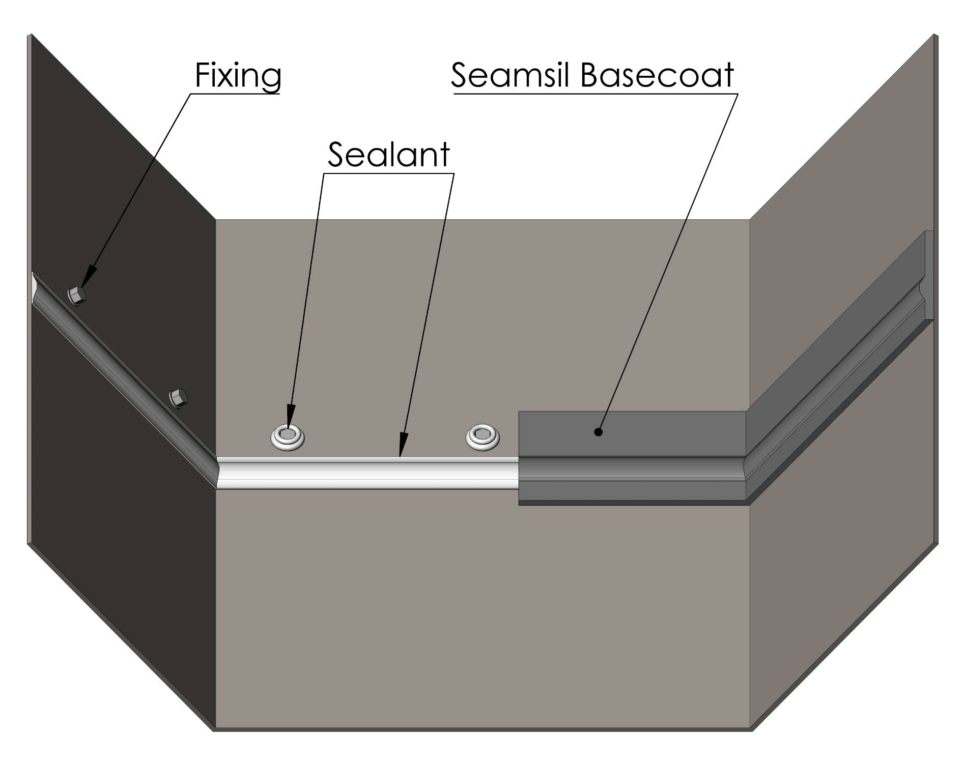 Seamsil 300 Gutter Joint System HD Sharman Ltd. NBS Source