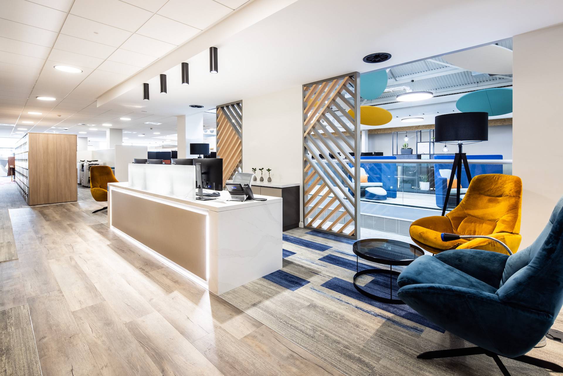 Hawksford Colour Compositions (Carpet), Heritage Wood and Eero (LVT