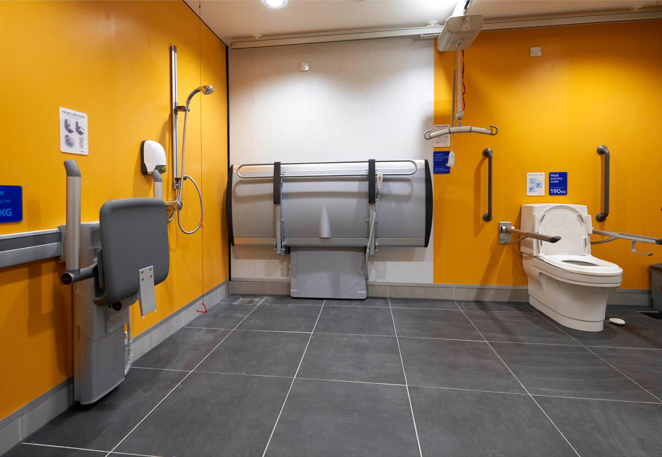 Changing Places by Closomat (with Shower) Package of disability