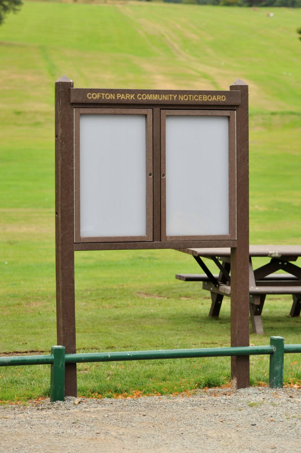 Recycled Plastic Somerby Notice Board Broxap Street Furniture NBS