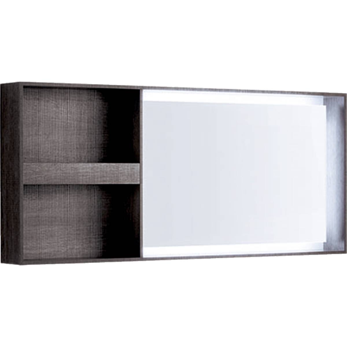 Citterio Illuminated Mirror, Lateral Storage Shelf Geberit Sales Ltd