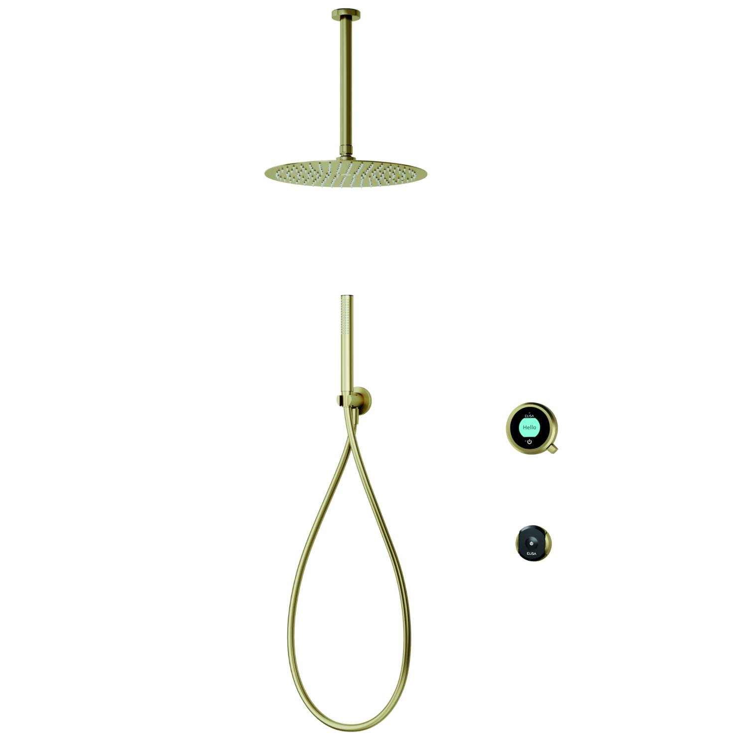 Intuition Divert Concealed Hand Shower with Wall Fix Head with Remote