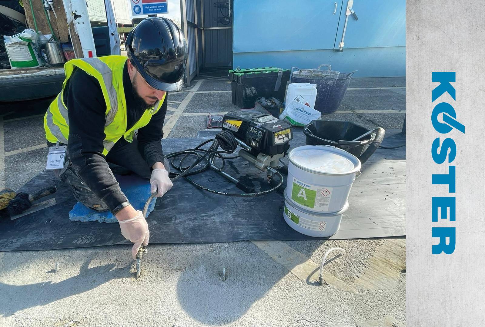 Structural Crack repair using Epoxy Injection Koster Aquatecnic Ltd