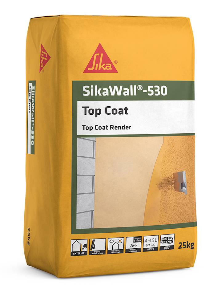 SikaWall®530 Top Coat Render Sika Limited NBS Source