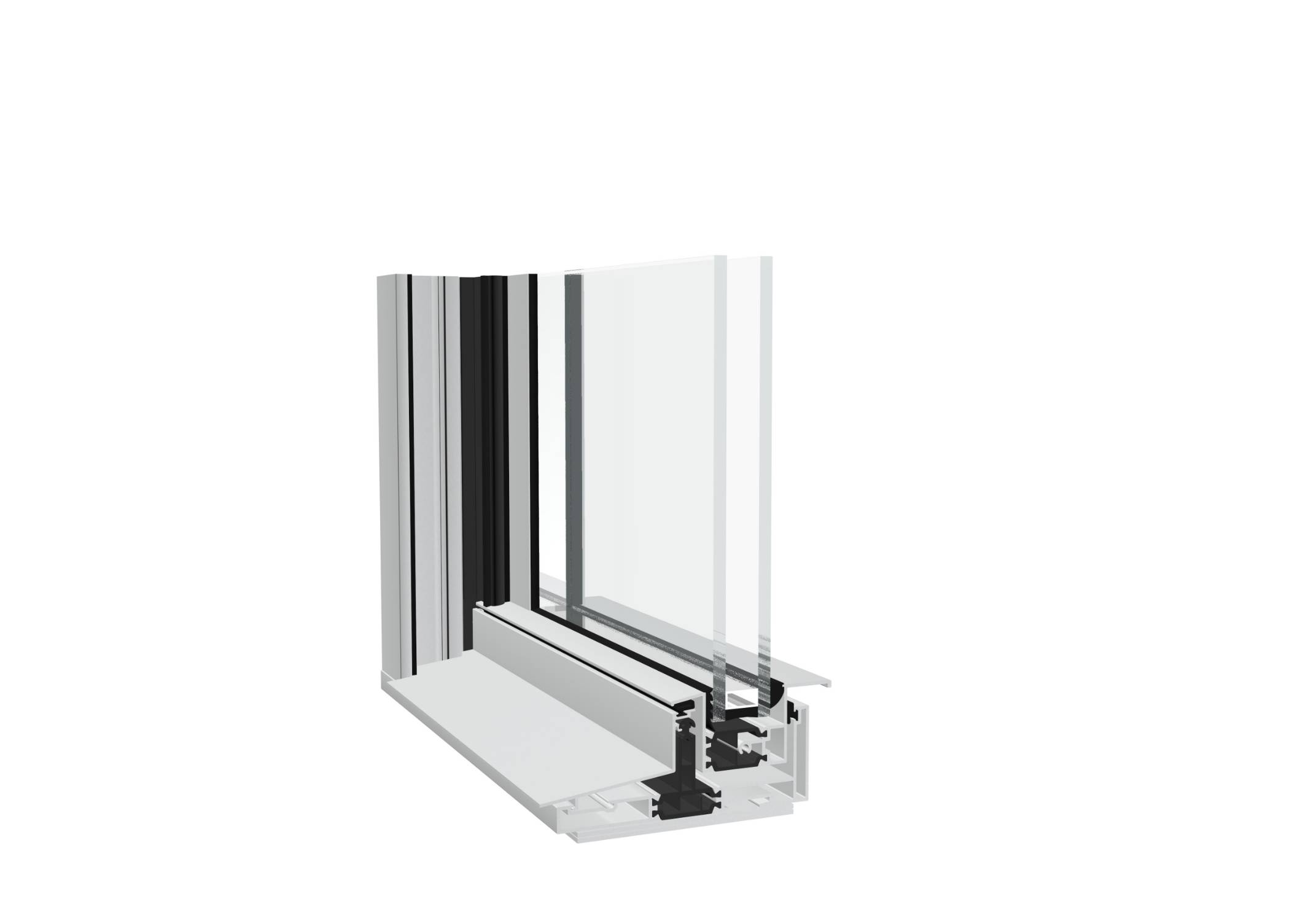 DUALSLIDE Vertical Sliding Aluminium Windows Technal NBS Source