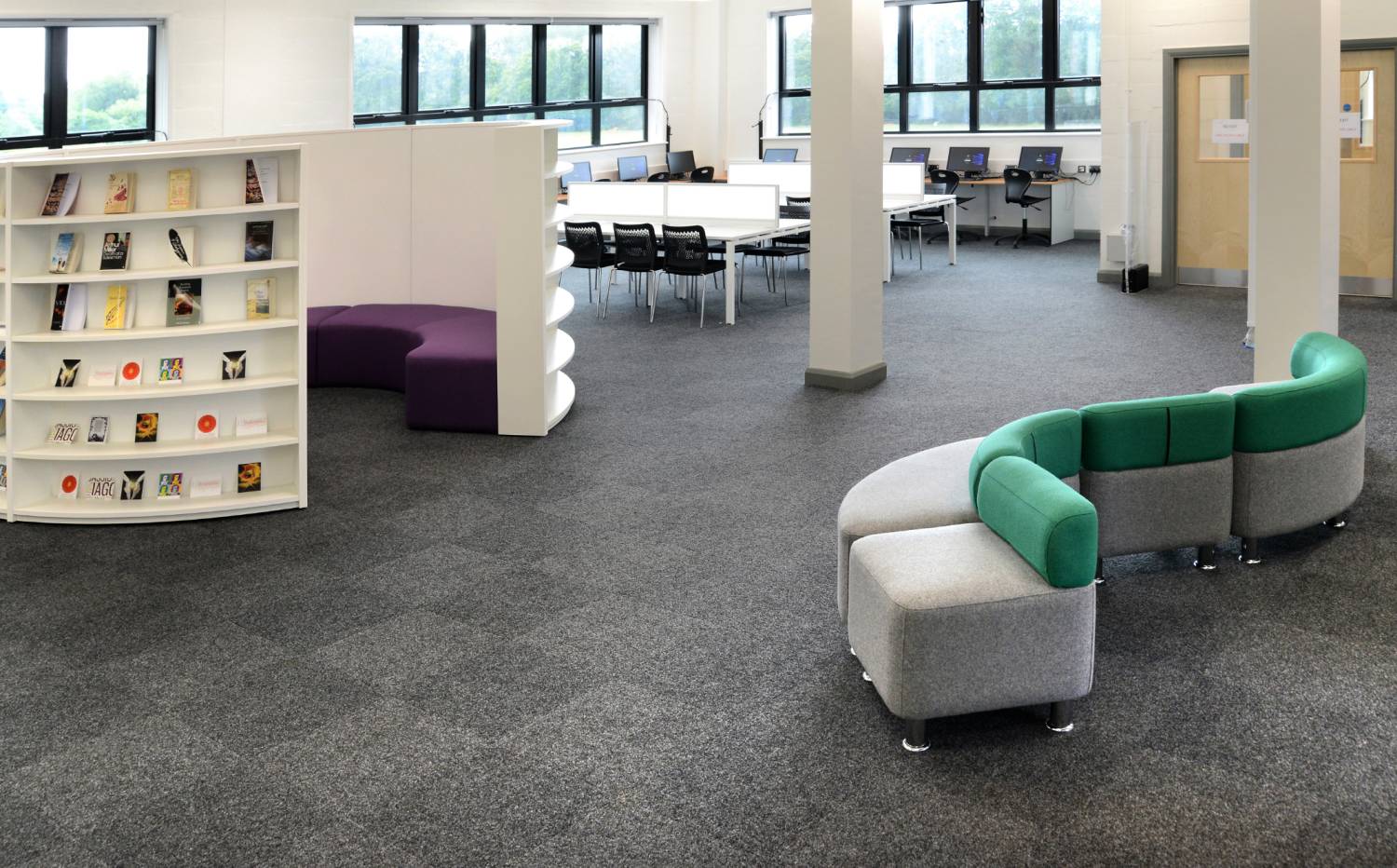 Felkirk Low Impact PP Carpet Tile Needled pile carpet tiles Rawson