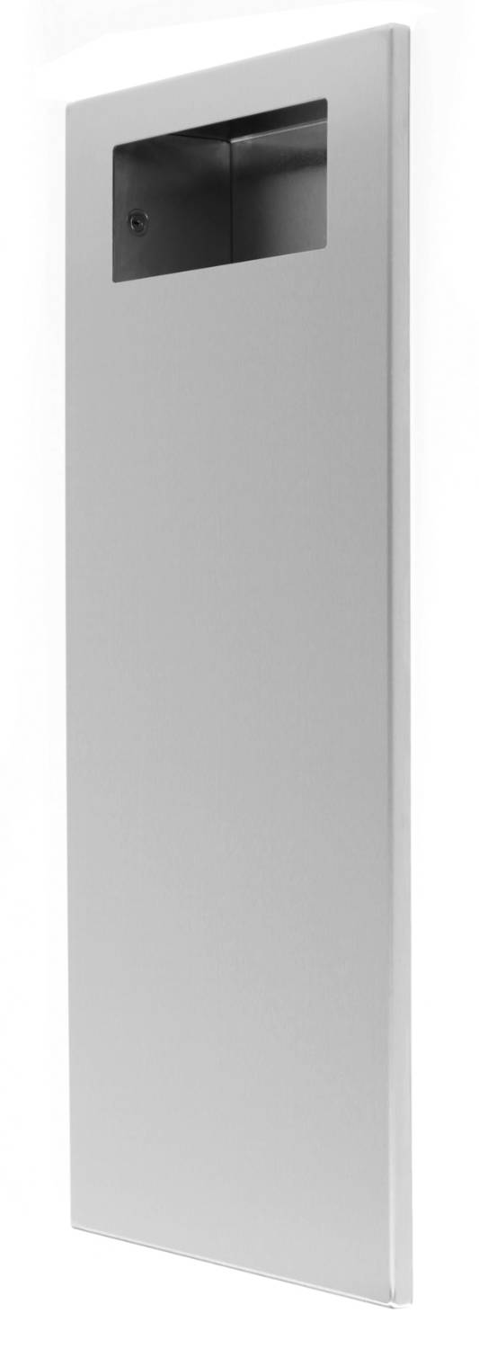 Recessed Washroom Waste Bin 18 L Slimline Range 92284SS Dudley