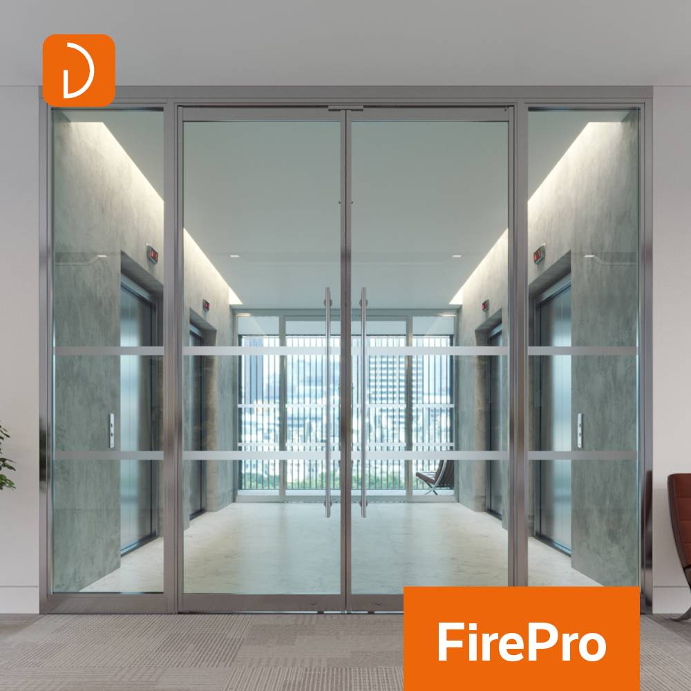FirePro Ei30 Single Glazed Fire Rated Glass Partition System and Fire