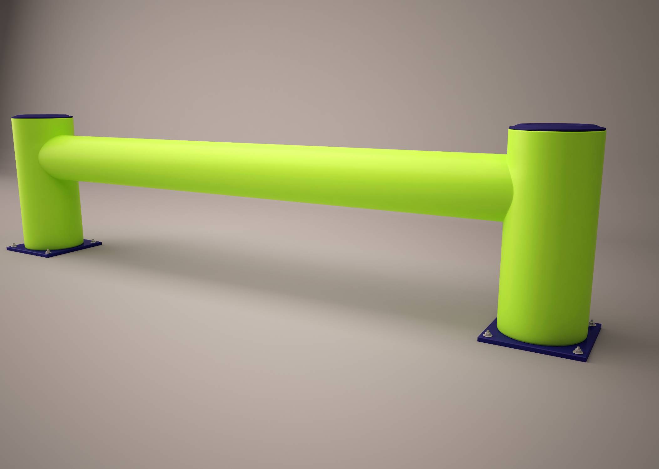 End of Aisle Safety Barrier (Single) PAS 13 Tested Polymer Safety