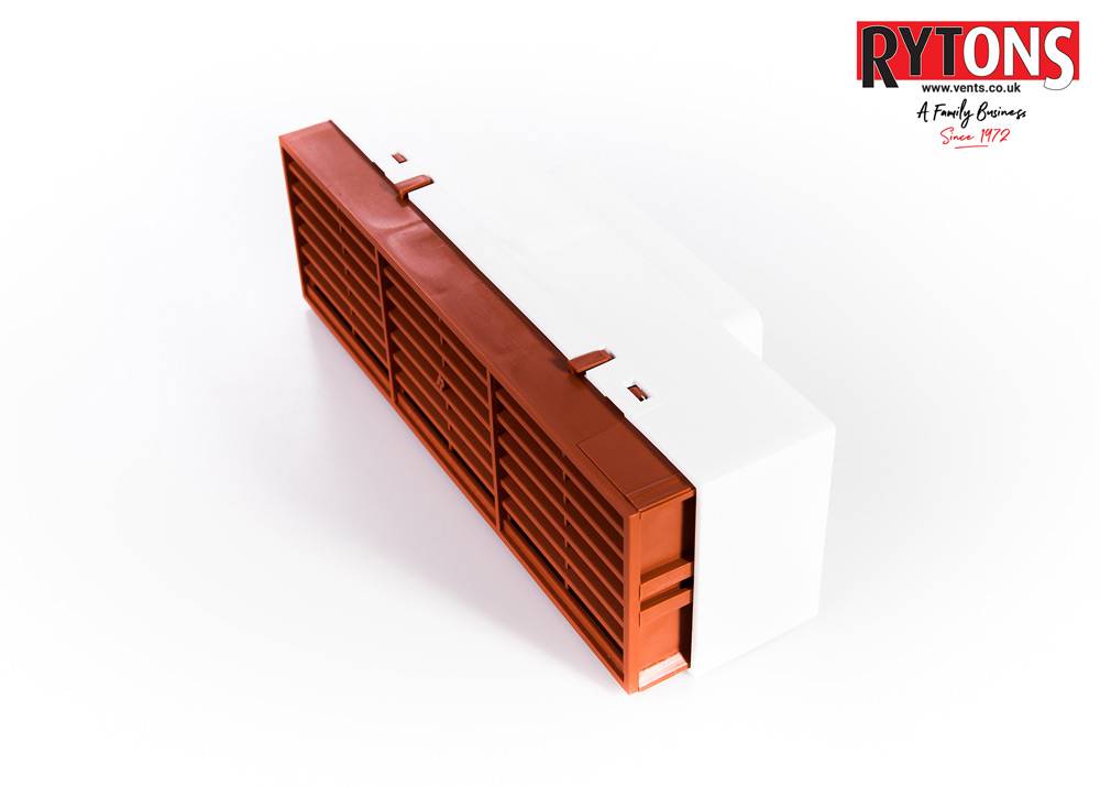 RD4MFAB Rytons Multifix® Air Brick with Ducting Adaptor 110mm x 54mm