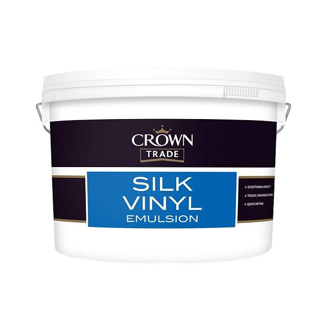 Crown Trade Silk Vinyl Emulsion Crown Trade, product of Crown Paints Ltd NBS BIM Library