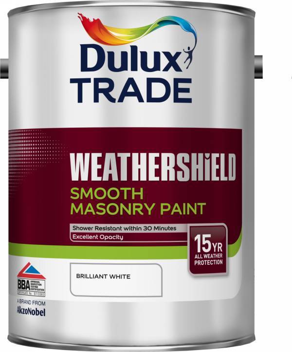 Weathershield Smooth Masonry Paint Waterbased Dulux Trade, brand