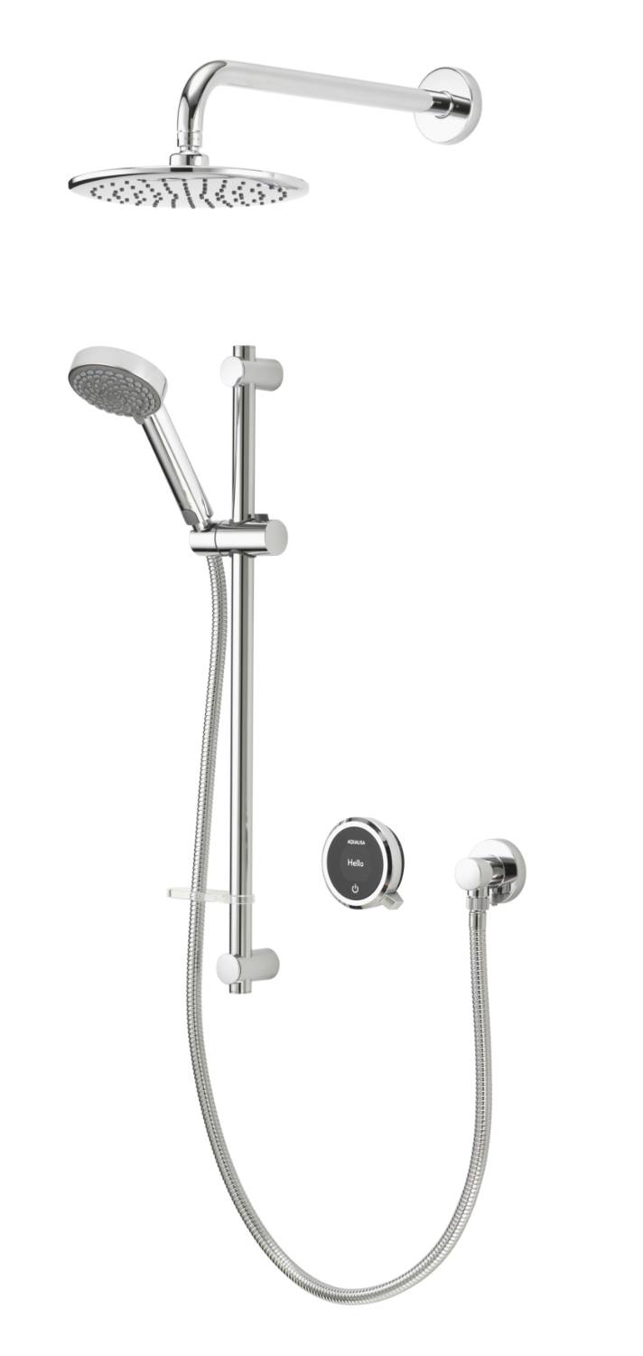 Quartz Touch Smart Divert Concealed Shower With Adjustable And Fixed
