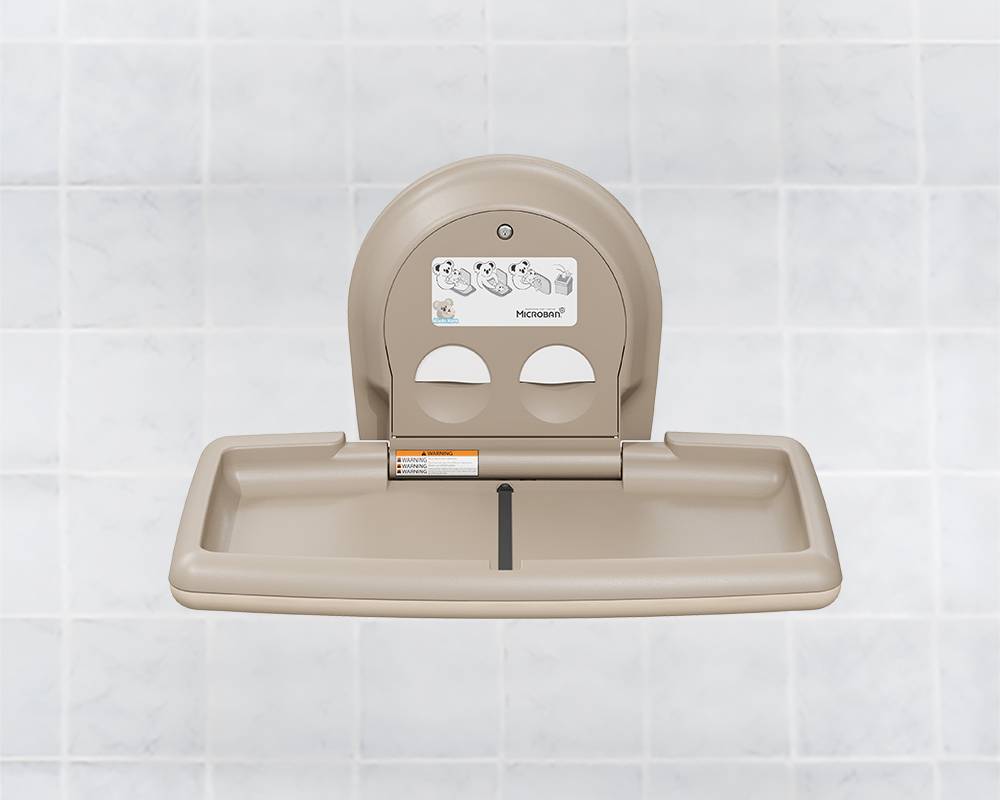 Horizontal SurfaceMounted Baby Changing Station KB300 Bobrick