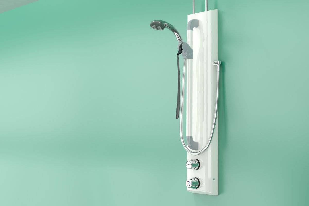 Shower Assembly with Dual Controls, Riser, Hose & Single Function