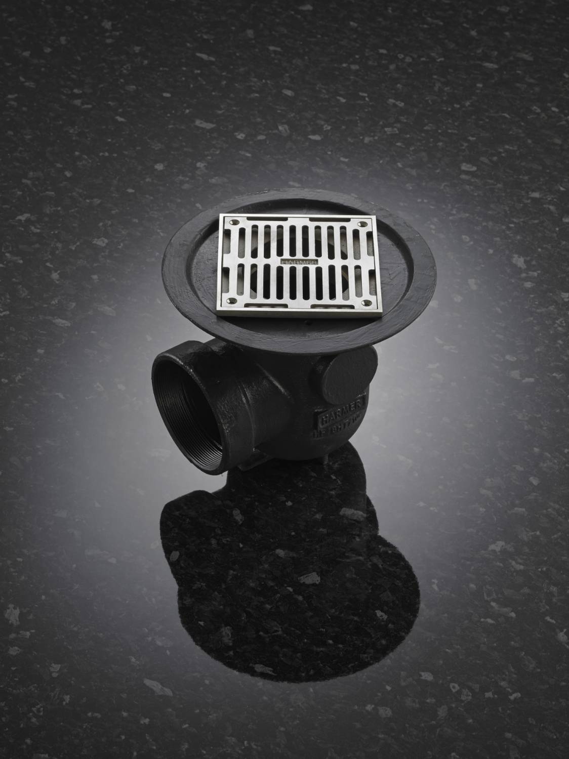 Harmer P Trapped Cast Iron Floor Outlet Alumasc Water Management