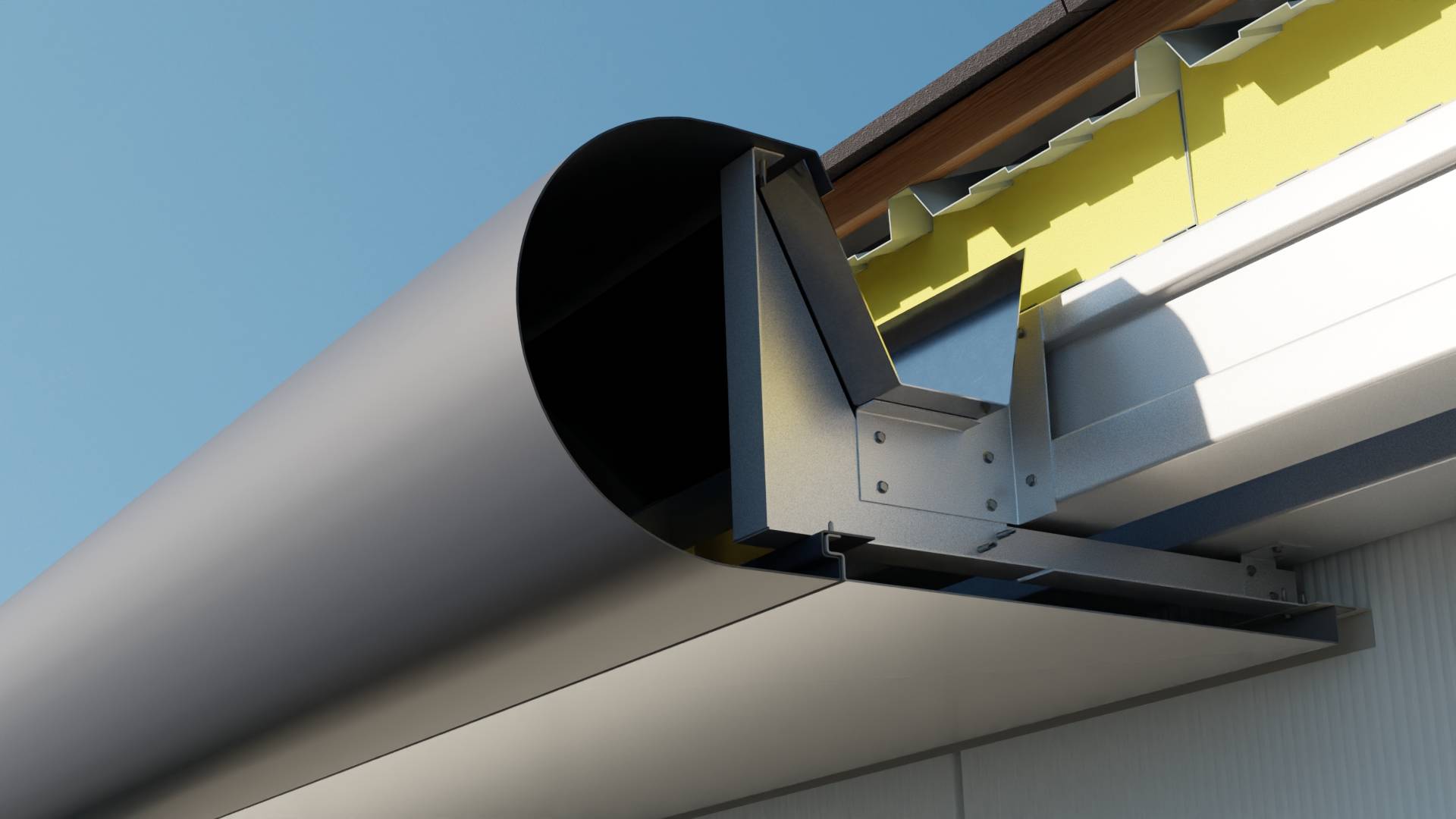 Aluminium Fascia Bullnose Fascia Profile Metal Trims Dales