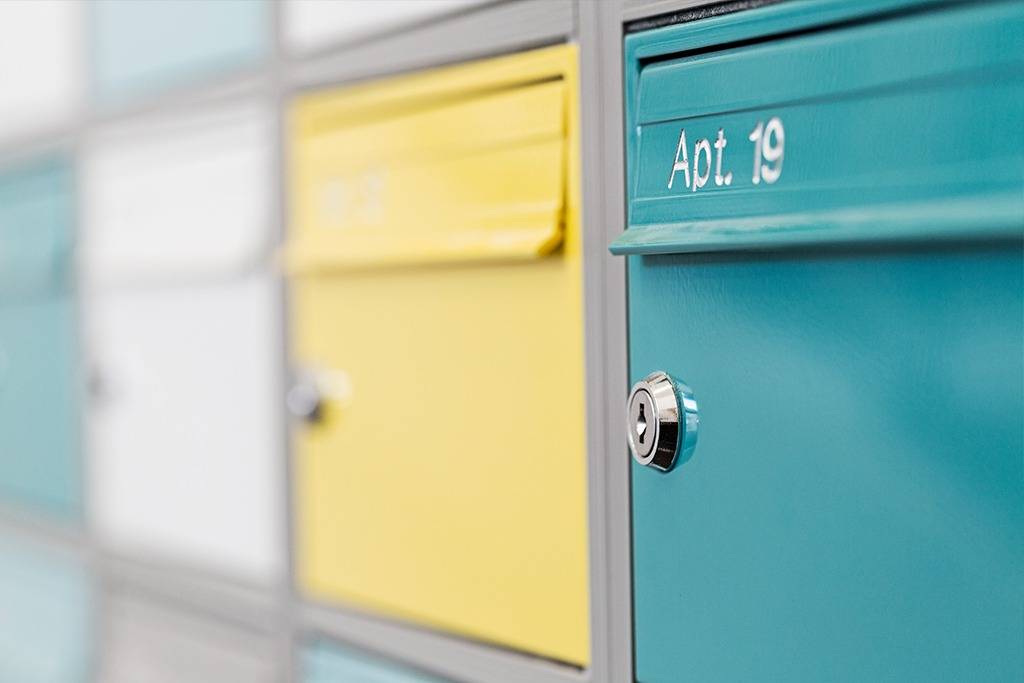 COM 2 Lateral Steel Door Mailbox The Safety Letterbox Company NBS