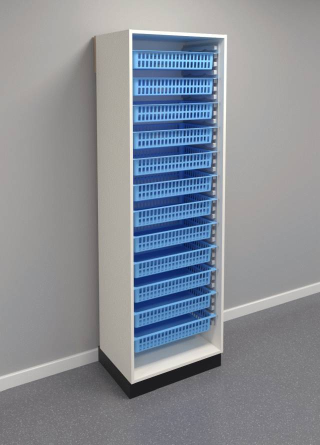 HTM Tall Storage Unit Hygenius NBS BIM Library