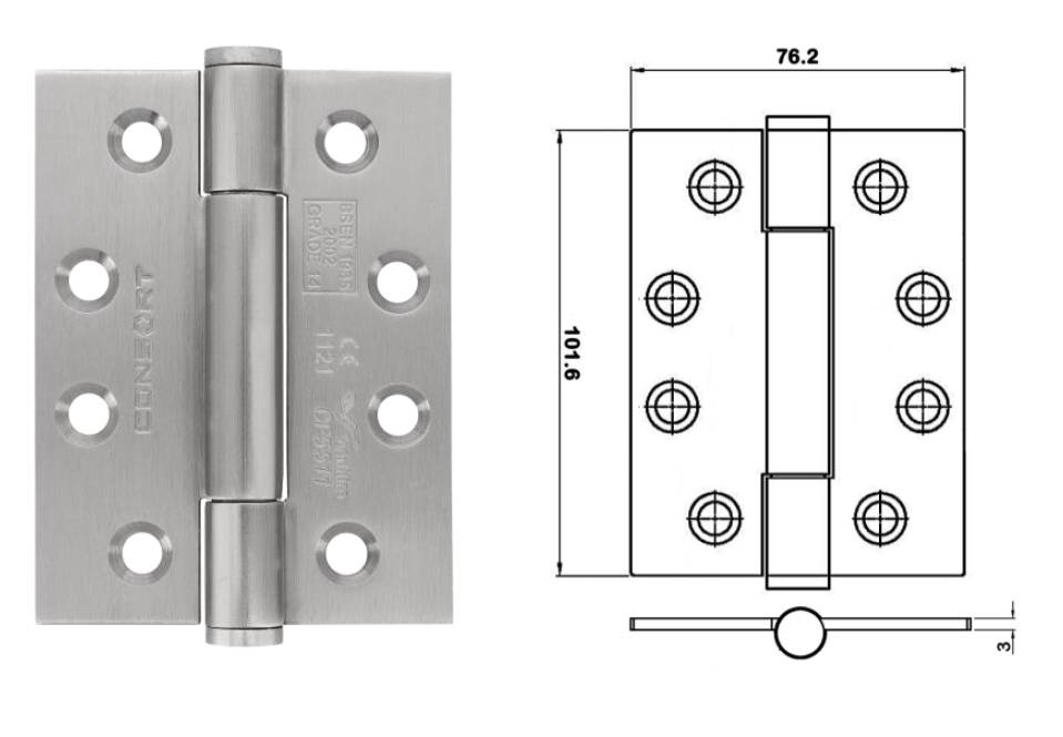CBH Premium Range Concealed Bearing Hinges Heavy Duty Maintenance