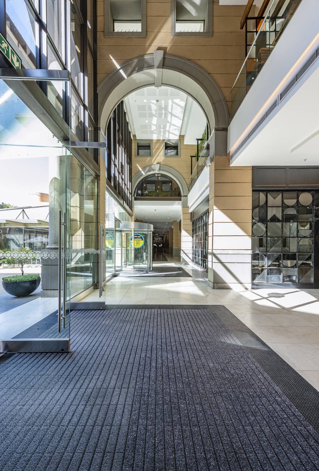 OBEX Protective Flooring (Grid Vinyl, Mono And Cut) Entrance