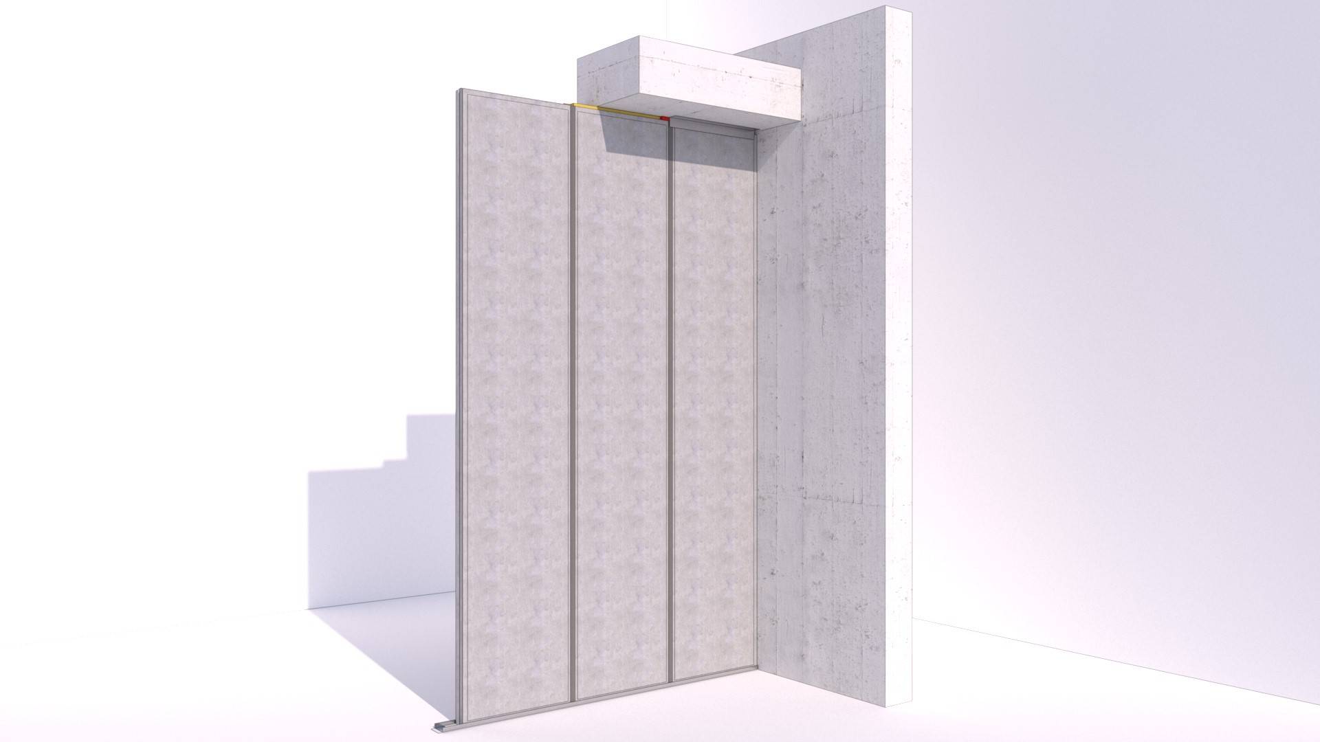 Single 75mm Specwall Fire Partition, Riser/Shaft Wall, Panel System