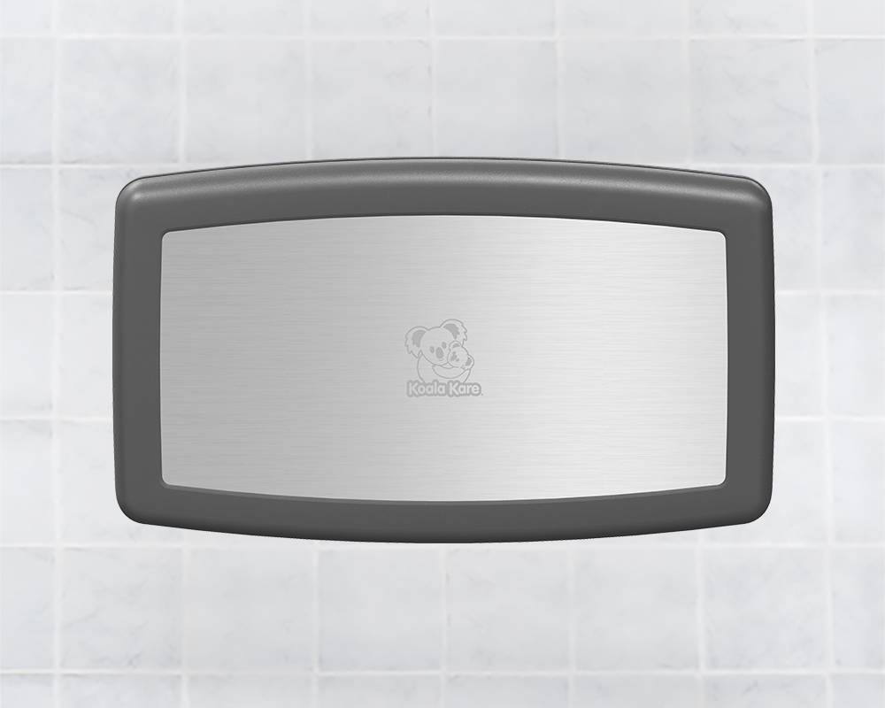 Horizontal SurfaceMounted Baby Changing Station with Stainless Steel