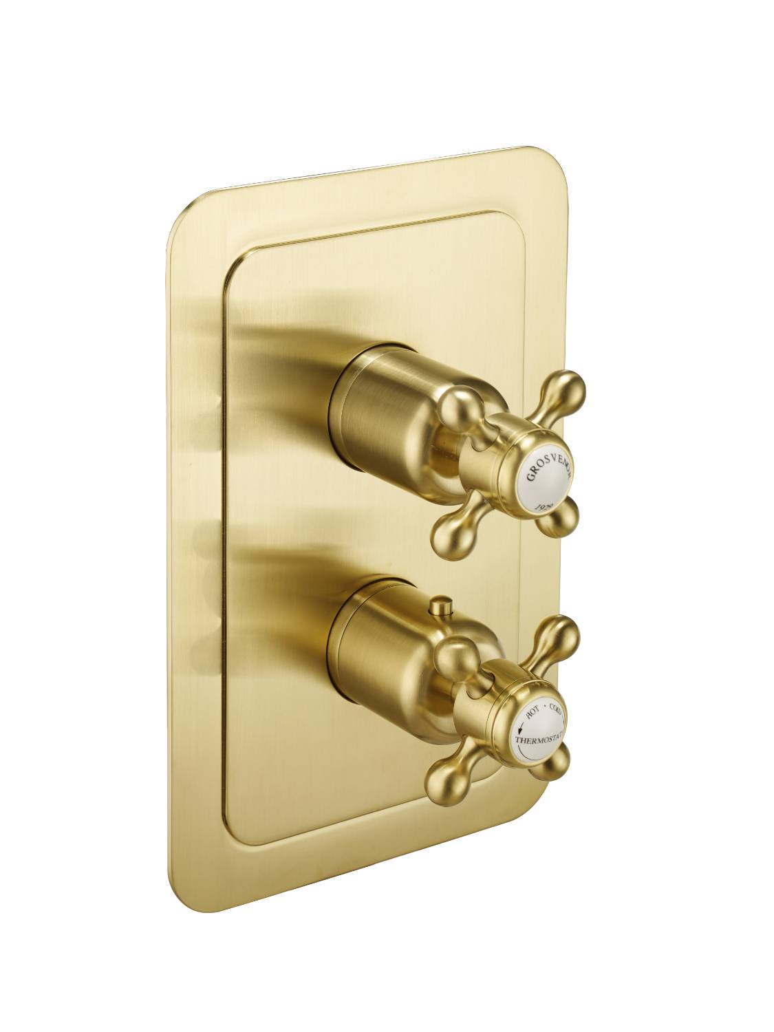 Grosvenor Cross Thermostatic 2 Outlet Shower Valve JTP UK NBS Source