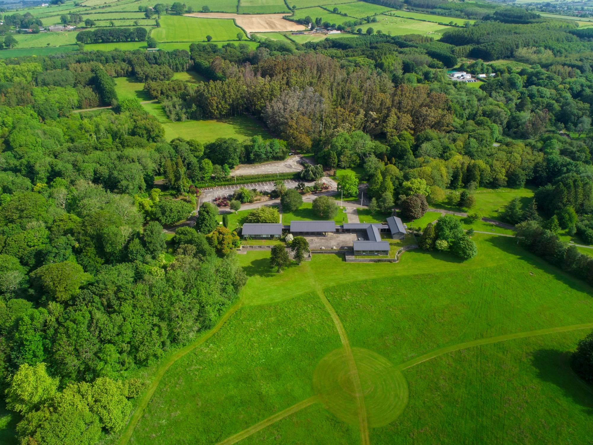 JFK Arboretum, Co Wexford, Ireland. REROOF of visitor centre PREFA
