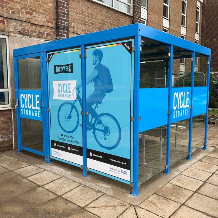 Salford Royal is the Latest NHS Hospital to Receive Bespoke Falco Cycle Hub Falco UK Ltd NBS