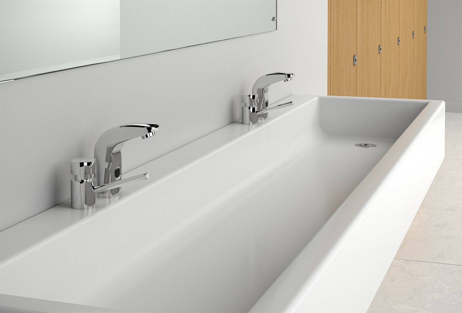 Centurus Solid Surface Washtrough Bushboard Washroom Systems Ltd