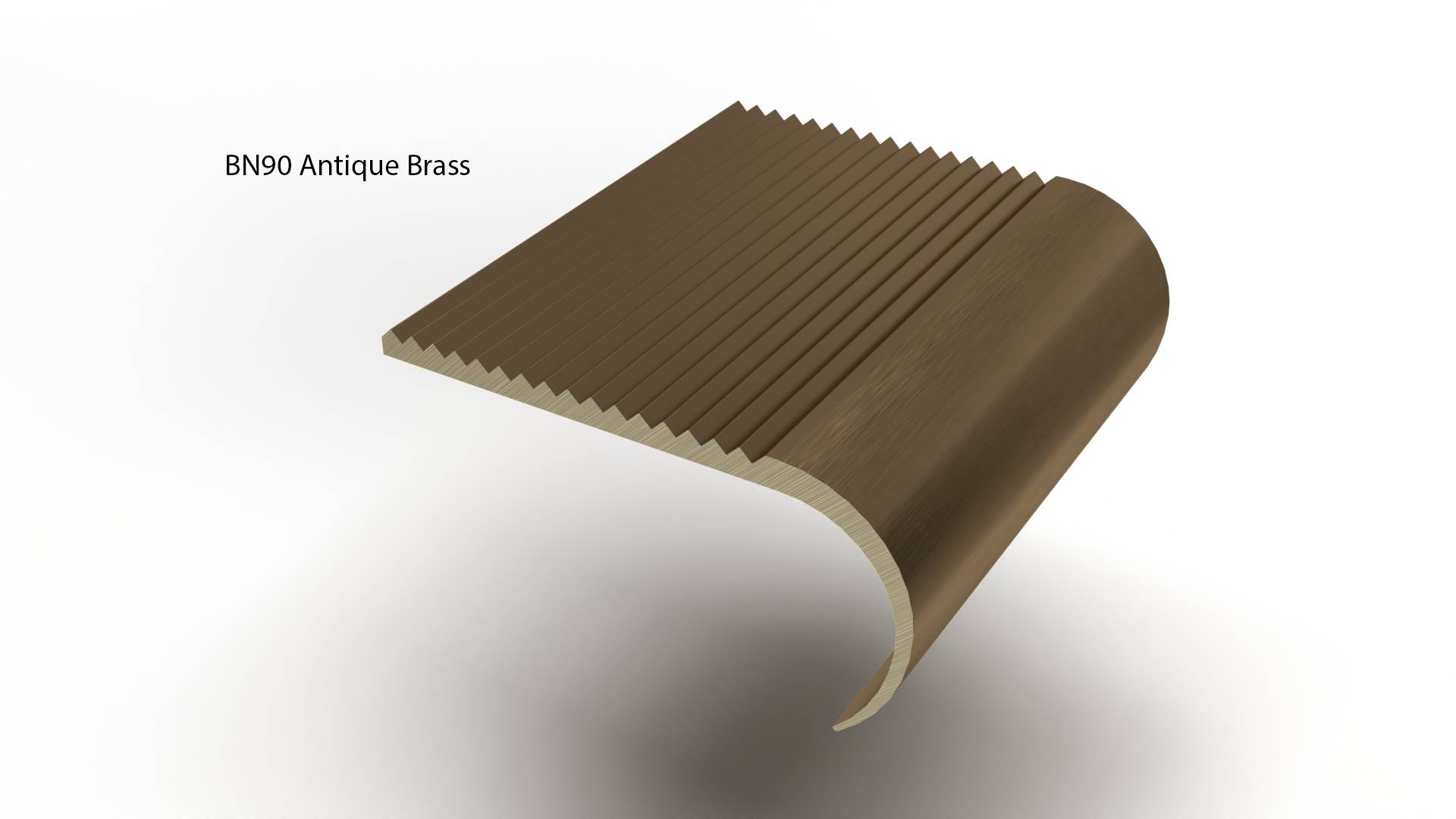 BN90 Brass Stair Nosings Stair Nosings CAT (Carpet Accessory Trims