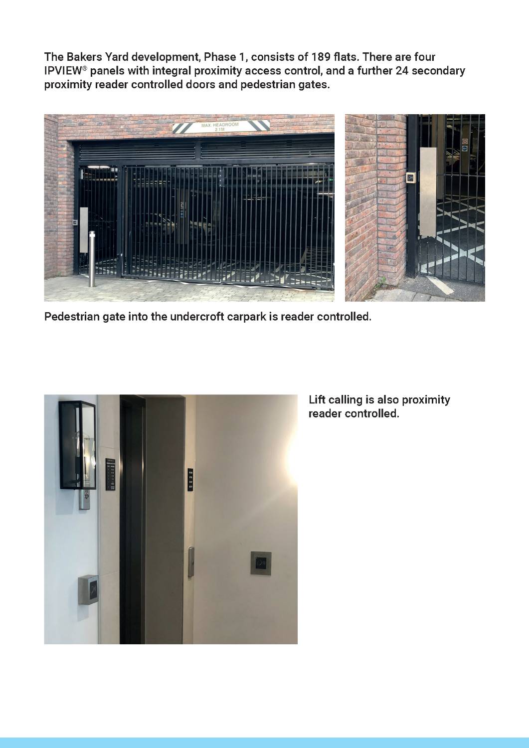 IPVIEW Bakers Yard, Reading Case Study IP Door Entry Ltd NBS Source