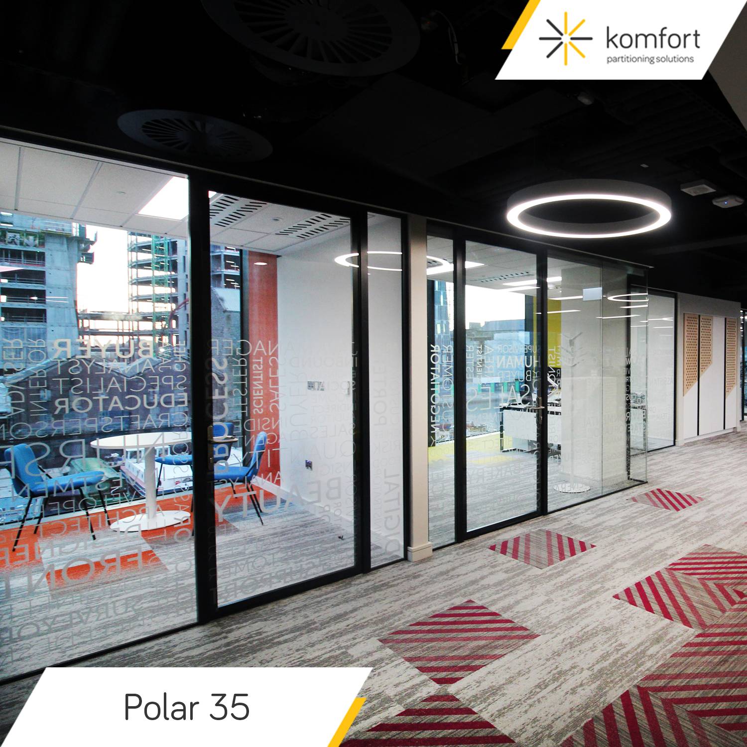 Komfort Polar 35 Single Glazed Partitioning Komfort Partitioning