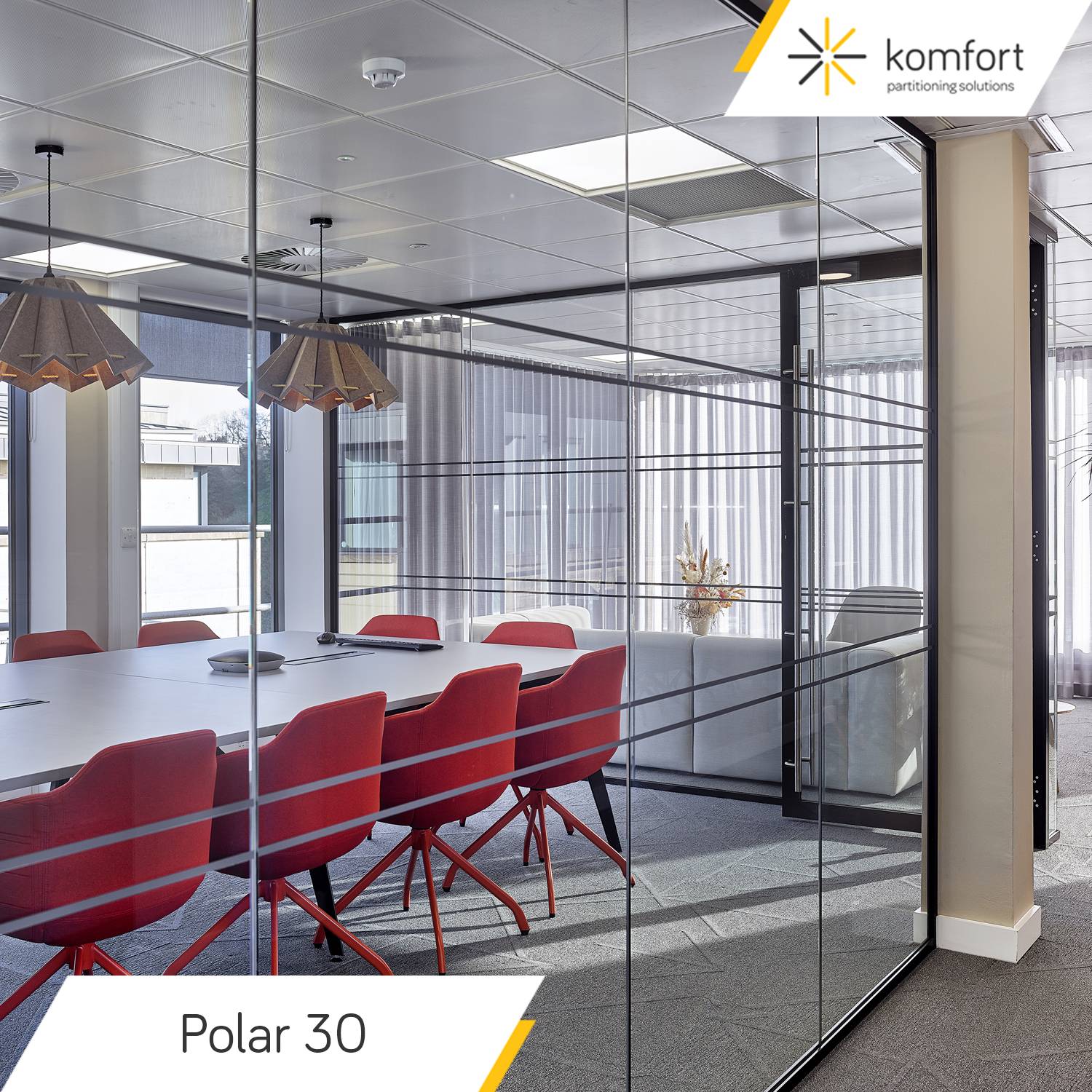 Komfort Polar 30 Single Glazed Partitioning Komfort Partitioning