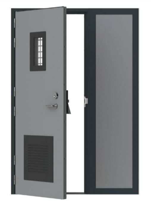 M2M4 double steel security door set Steel door Bradbury Group NBS