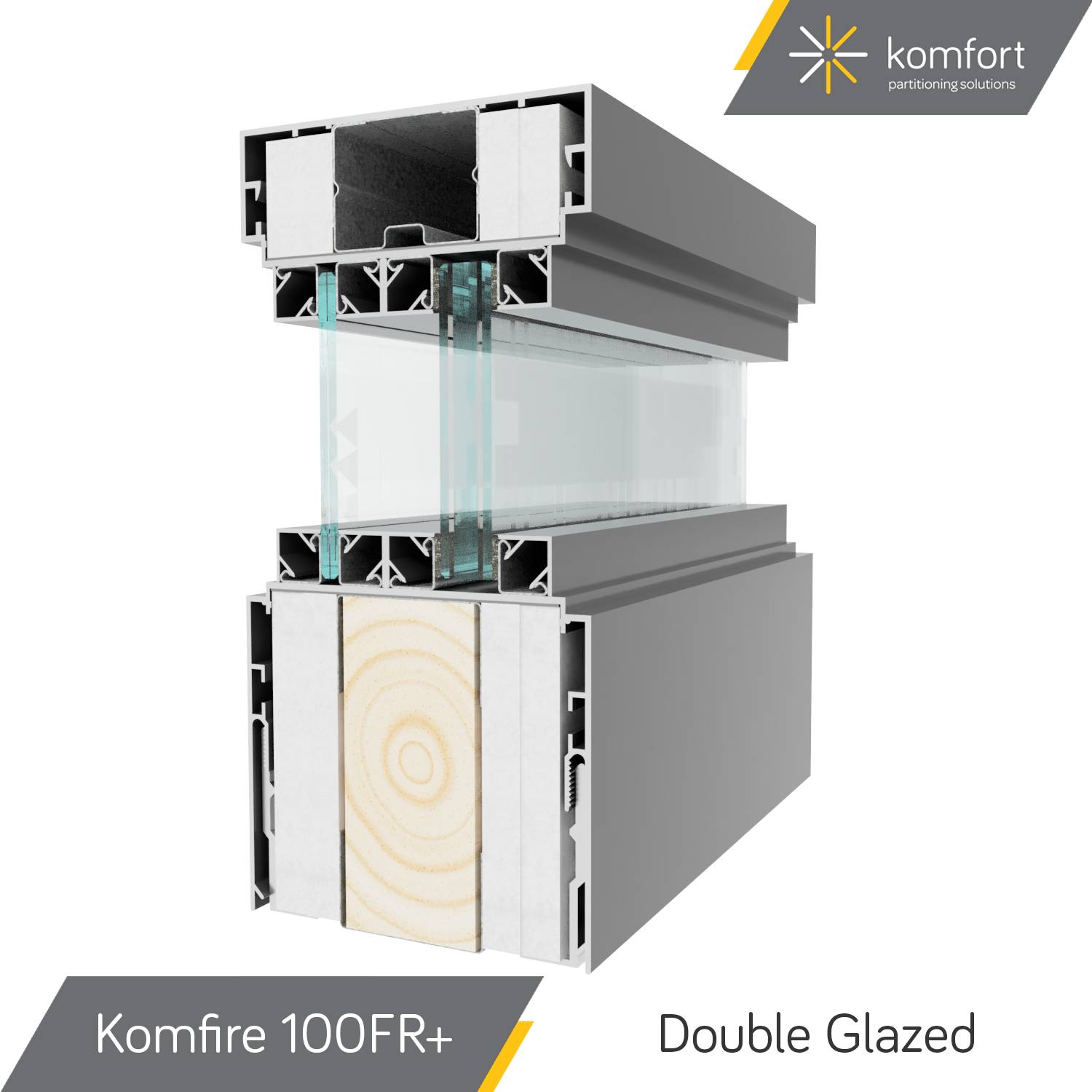 Komfort Komfire 100FR+ 30/060/0 Fire Rated Solid & Glazed