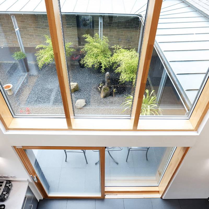 Timber curtain walls Zyle Fenster NBS Source