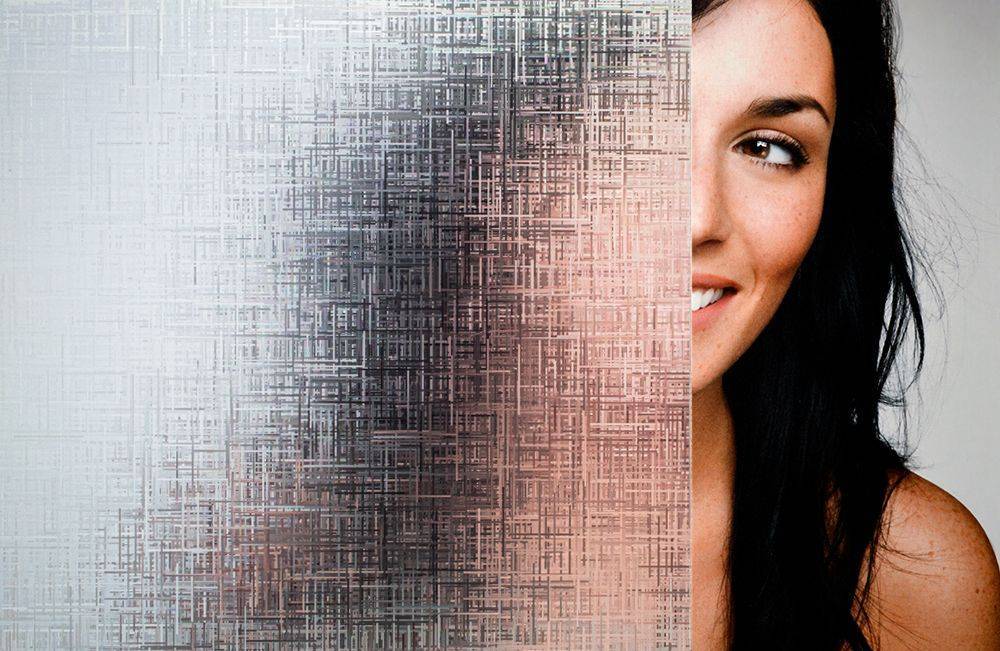 SX1277 Spun Glass Semitransparent Textured Film for Glass Glass