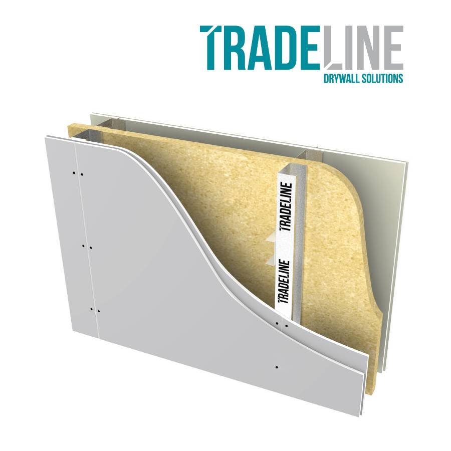 TRADELINE Twin Frame Braced C Stud Partition Systems Utilising British