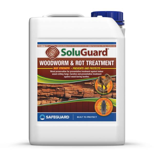 SoluGuard Woodworm Treatment (BPR) Ready For Use High Strength Woodworm