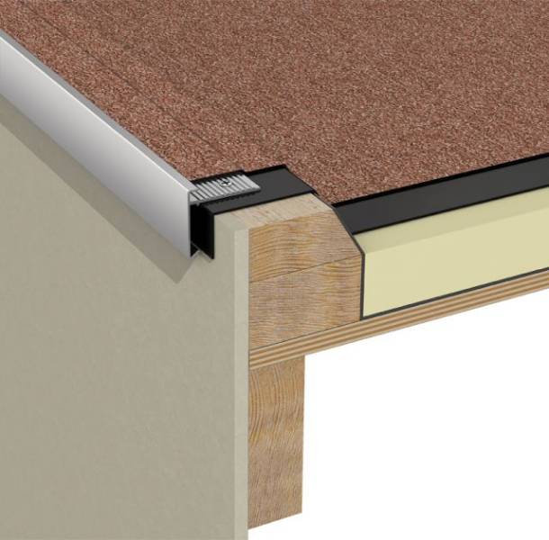 RynoTrim™ Aluminium roof edge trim Ryno Ltd NBS Source