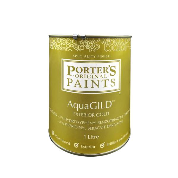 Porter's AquaGILD Exterior Gold Porter’s Paints NBS Source
